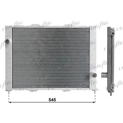 Photo Radiator, engine cooling FRIGAIR 34090001