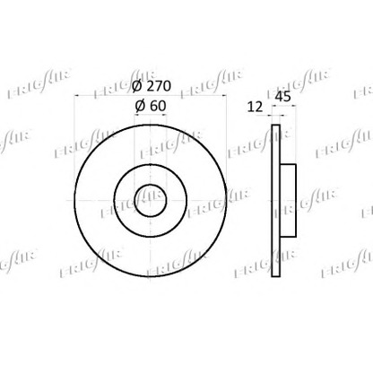 Photo Brake Disc FRIGAIR DC07101