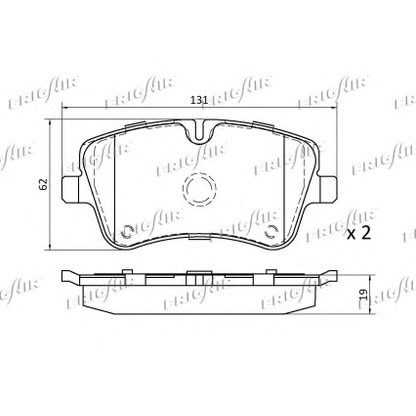 Foto Juego de pastillas de freno FRIGAIR PD06501