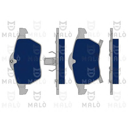 Photo Brake Pad Set, disc brake MALÒ 1050025