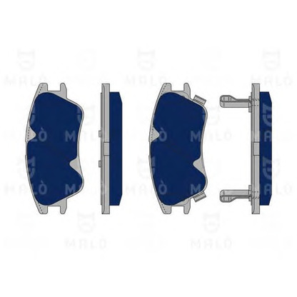 Photo Brake Pad Set, disc brake MALÒ 1050051