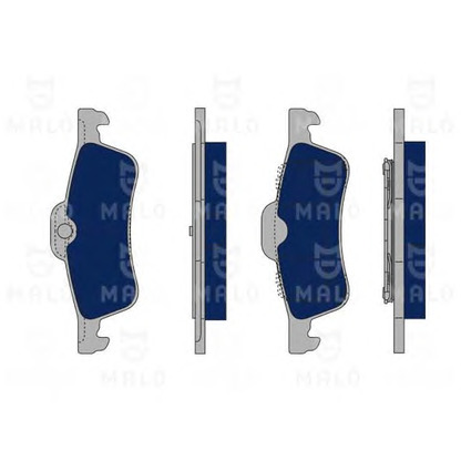 Photo Brake Pad Set, disc brake MALÒ 1050086