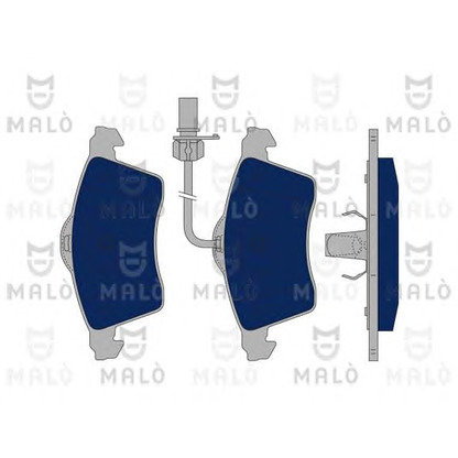 Photo Brake Pad Set, disc brake MALÒ 1050126