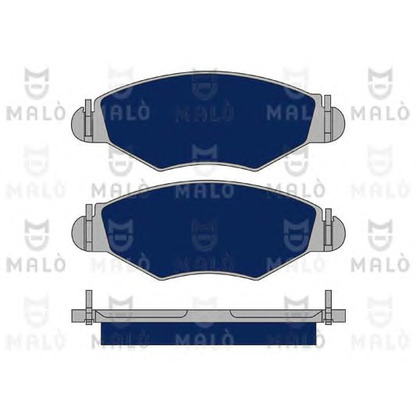 Photo Brake Pad Set, disc brake MALÒ 1050132