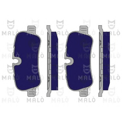 Photo Brake Pad Set, disc brake MALÒ 1050149