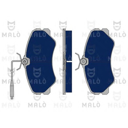 Photo Brake Pad Set, disc brake MALÒ 1050157