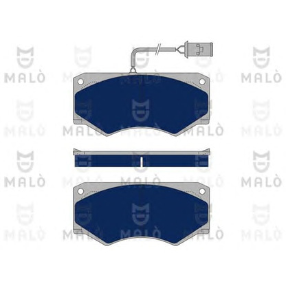 Photo Brake Pad Set, disc brake MALÒ 1050159