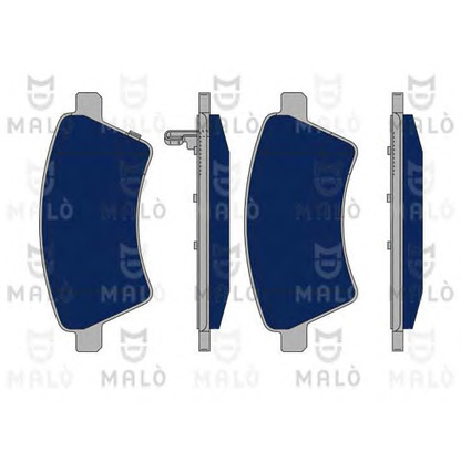 Photo Brake Pad Set, disc brake MALÒ 1050232