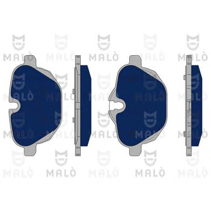 Photo Brake Pad Set, disc brake MALÒ 1050257