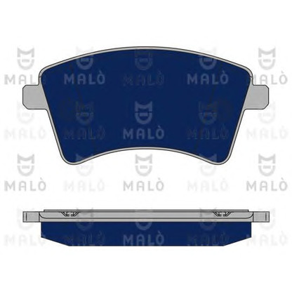 Photo Brake Pad Set, disc brake MALÒ 1050268