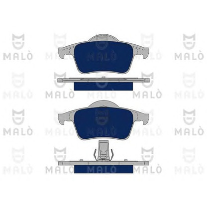 Photo Brake Pad Set, disc brake MALÒ 1050327