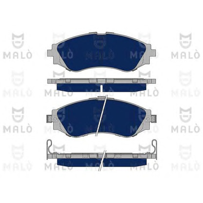 Photo Brake Pad Set, disc brake MALÒ 1050328