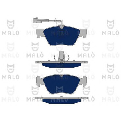 Photo Brake Pad Set, disc brake MALÒ 1050362