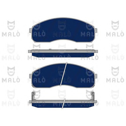 Photo Brake Pad Set, disc brake MALÒ 1050375