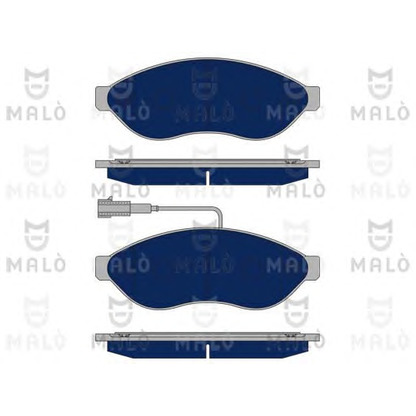 Photo Brake Pad Set, disc brake MALÒ 1050392