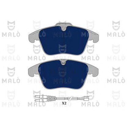 Photo Brake Pad Set, disc brake MALÒ 1050983