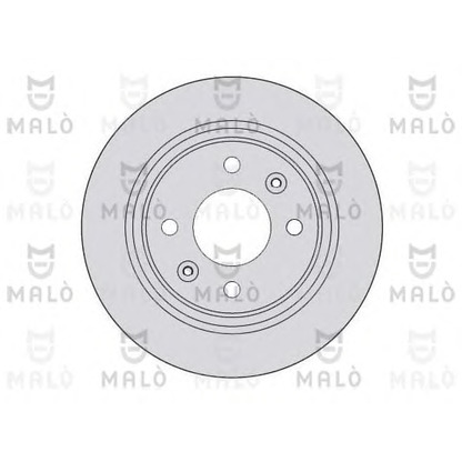 Photo Brake Disc MALÒ 1110104