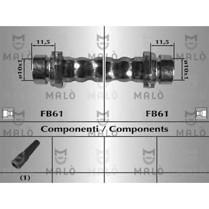 Photo Flexible de frein MALÒ 80001