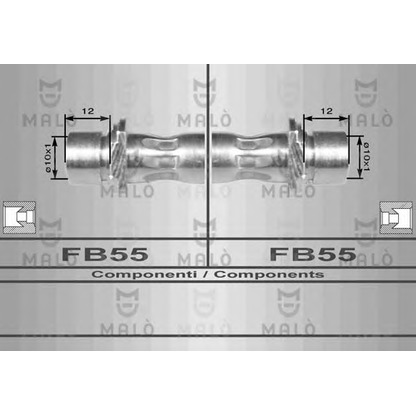 Foto Flessibile del freno MALÒ 80143