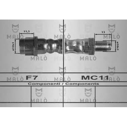 Photo Brake Hose MALÒ 80192