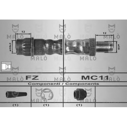 Foto Flessibile del freno MALÒ 80205