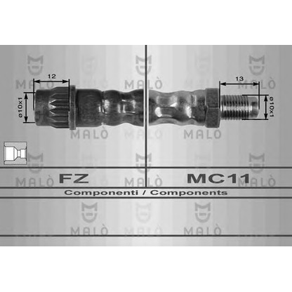 Photo Brake Hose MALÒ 80207