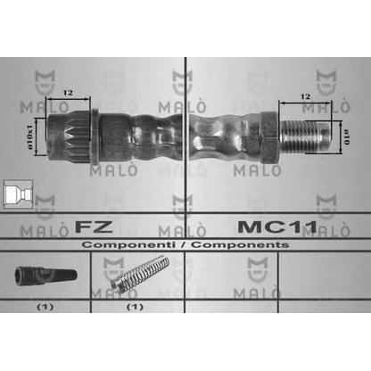 Foto Flessibile del freno MALÒ 80208