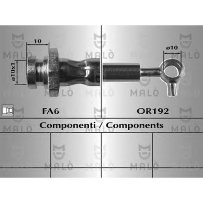 Photo Brake Hose MALÒ 8027