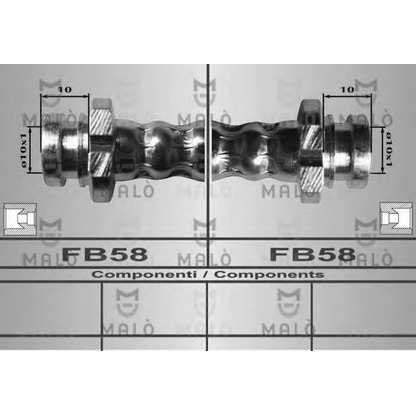 Foto Flessibile del freno MALÒ 80296