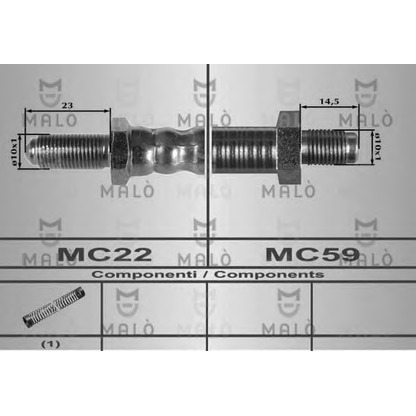 Photo Brake Hose MALÒ 80341