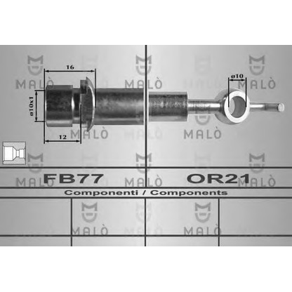 Photo Brake Hose MALÒ 80365