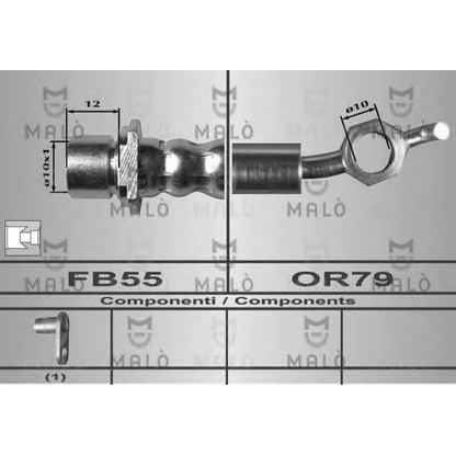 Foto Flessibile del freno MALÒ 80401