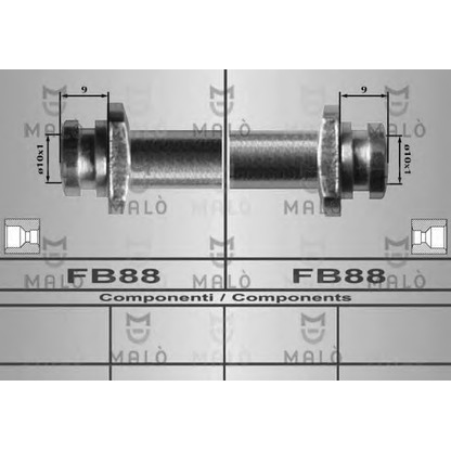 Foto Flessibile del freno MALÒ 80437