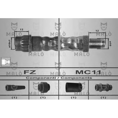 Foto Flessibile del freno MALÒ 80440