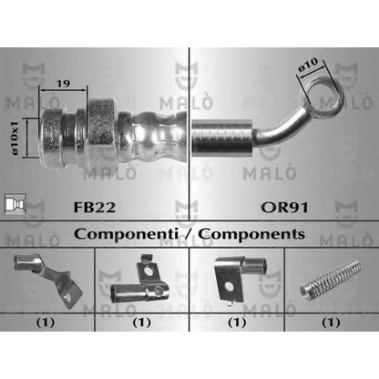 Photo Brake Hose MALÒ 80630