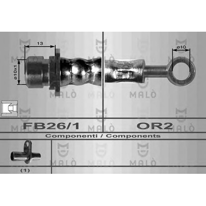 Foto Flessibile del freno MALÒ 8069
