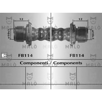 Photo Flexible de frein MALÒ 80701