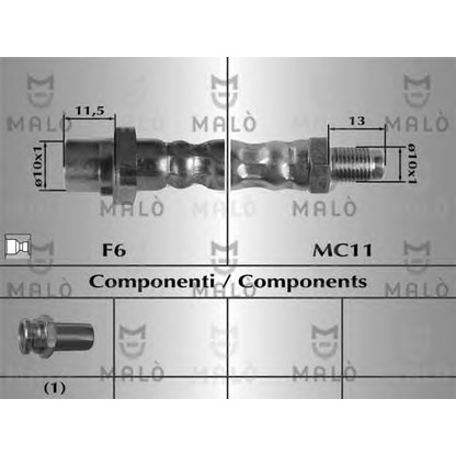 Photo Brake Hose MALÒ 80726