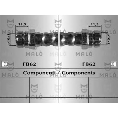 Photo Brake Hose MALÒ 80892