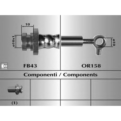 Photo Brake Hose MALÒ 80927