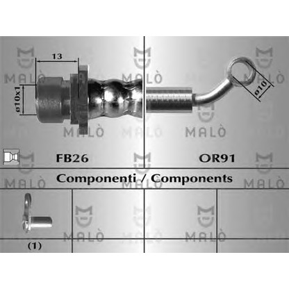 Photo Brake Hose MALÒ 80968