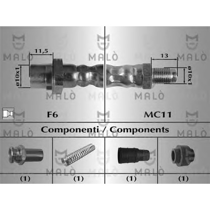 Photo Brake Hose MALÒ 81027