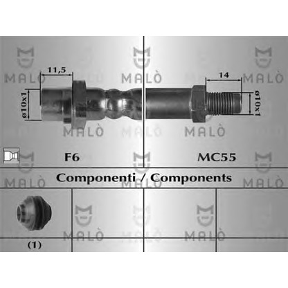 Foto Bremsschlauch MALÒ 81030