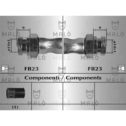 Photo Brake Hose MALÒ 81033