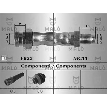Photo Brake Hose MALÒ 81035
