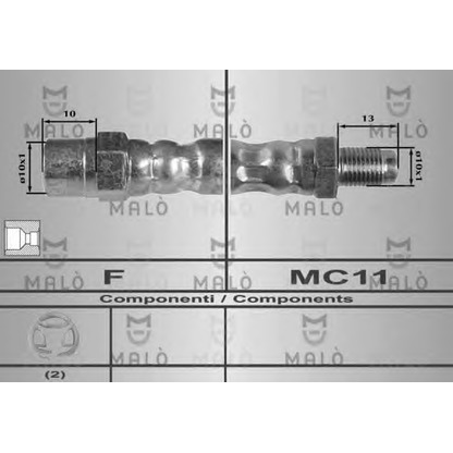 Foto Flessibile del freno MALÒ 8232