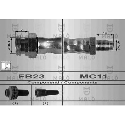 Photo Brake Hose MALÒ 8483