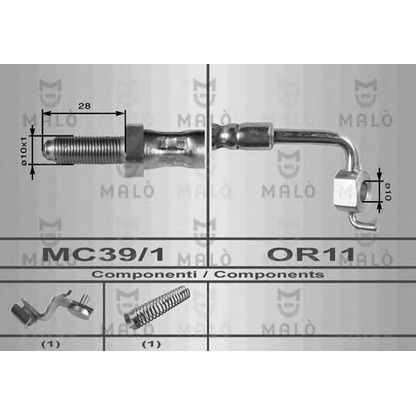 Photo Brake Hose MALÒ 8556