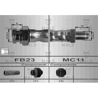 Photo Brake Hose MALÒ 8574