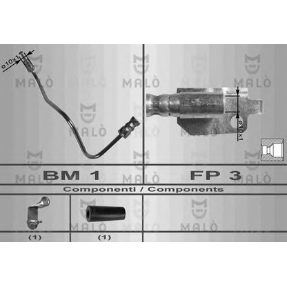 Photo Brake Hose MALÒ 8601